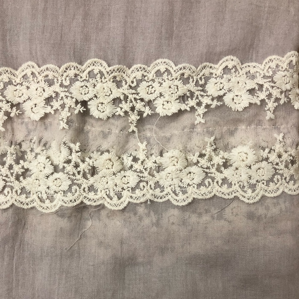 Gauzy Lace Scarf